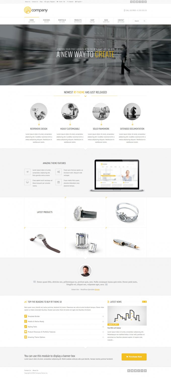 RT-Theme 18 WordPress}ģ I˾QaƷչʾN۾Wվ