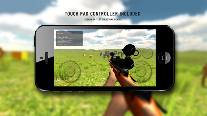 unity3d游戲源碼 高級狙擊手射擊源碼 Advance Sniper Starter Ki