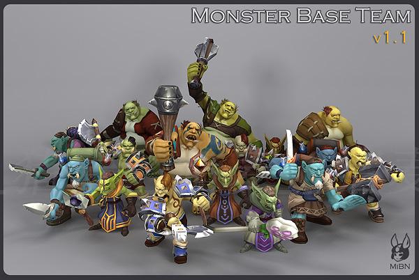 unity3dΑģ ` Monster BaseTeam v1.2