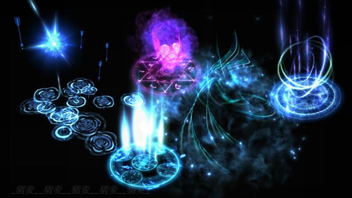 Unity3D插件3 0個炫麗粒子特效源碼 FT Magic Effects Volume03
