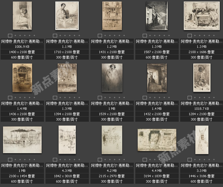 美術(shù)繪畫大師合集素描系列高清圖片人物風(fēng)景肖像大圖臨摹設(shè)計素材