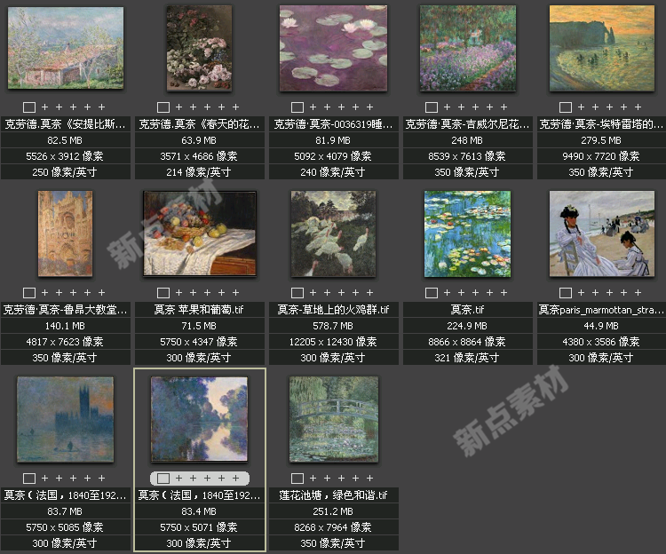 克勞德 莫奈Mone高清油畫印象派風景無框畫裝飾臨摹參考大圖素材