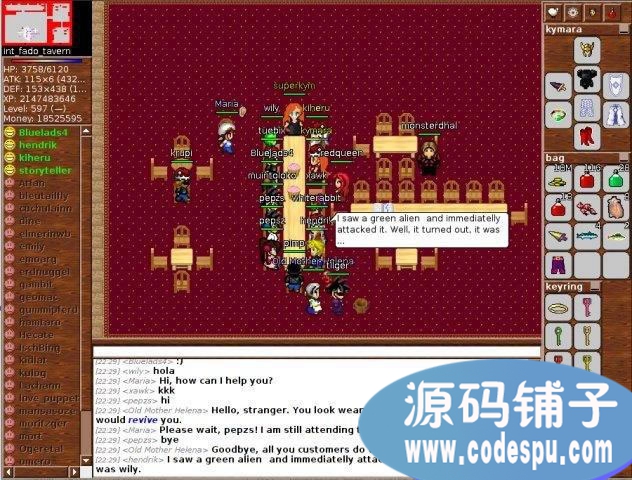 java手游源碼 多人在線冒險游戲MMORPG源碼 Java+mysql+python