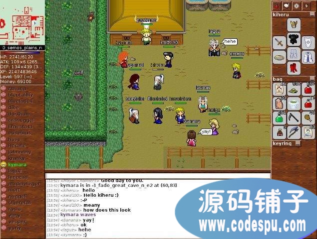 java手游源碼 多人在線冒險游戲MMORPG源碼 Java+mysql+python