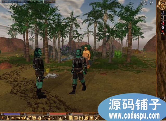國(guó)外3D游戲源碼 GMMORPG在線角色扮演游戲《永恒之地》源碼