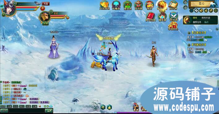 遠(yuǎn)古神話RPG網(wǎng)頁(yè)游戲《明月飛仙》源代碼 vc++和flash as開發(fā)