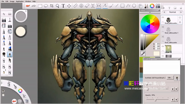 SketchBookC(j)׽ɫO(sh)ҕl̳ O(sh)CG̲ĲEزY
