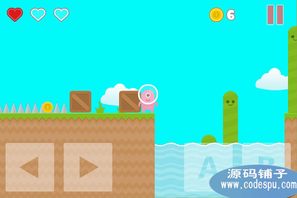 Cocos2d-x 3.2制作的一款橫版冒險(xiǎn)休閑游戲源碼