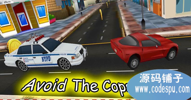 unity3D都市賽車手機游戲源碼 城市汽車比賽模擬游戲源碼