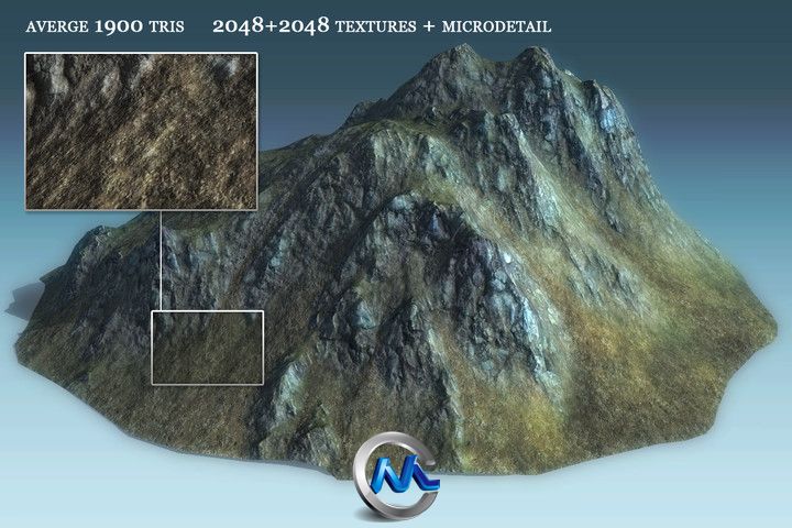 Unity3D山脈場景素材包