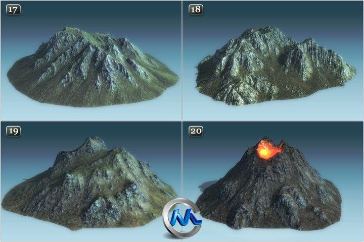 Unity3D山脈場景素材包