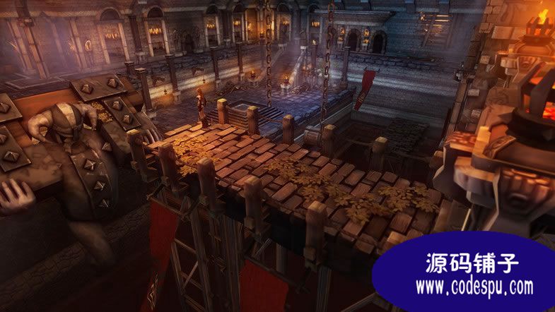 unity3d暗黑風RPG游戲地牢場景Fantasy Action RPG Tileset