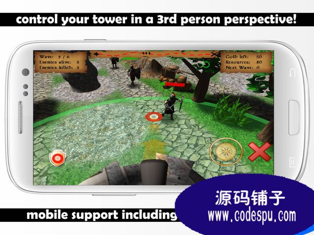 unity3D塔防游戲源碼3D Tower Defense Kit 1.7