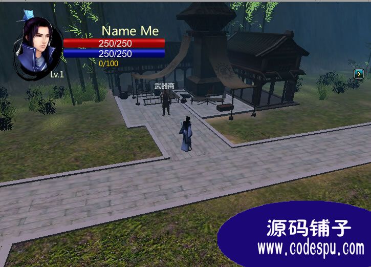unity3D武俠RPG游戲源代碼 東方武俠風(fēng)格RPG游戲源碼 c#
