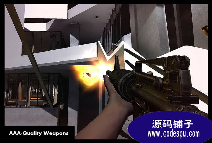 Unity3d射擊游戲源碼 Ultimate FPS游戲源碼 c#腳本