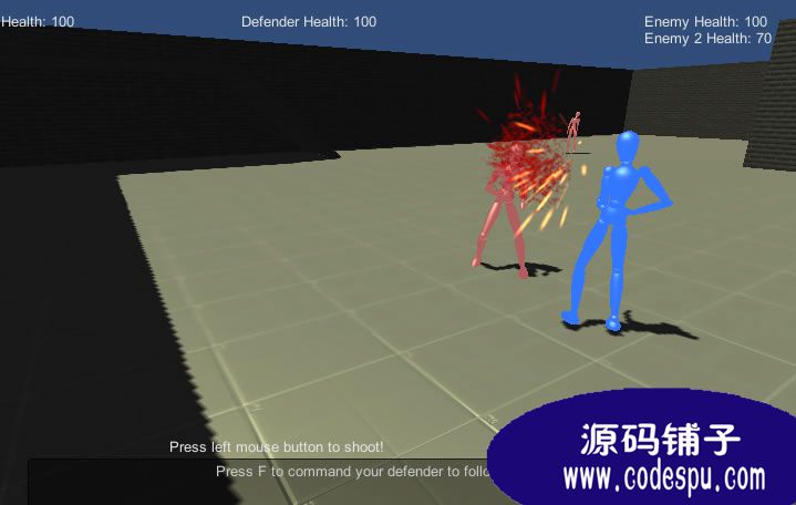 unity3D 人物角色AI智能腳本源碼 NPC格斗源碼(超強(qiáng)大)