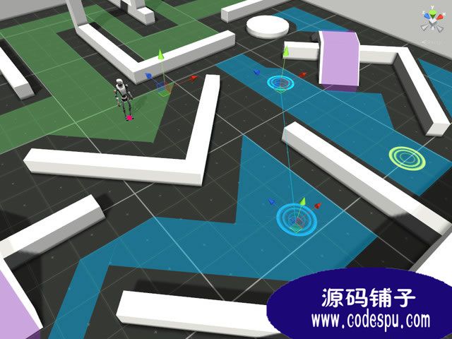 unity3D尋路源碼 支持自定義導(dǎo)航 c#腳本