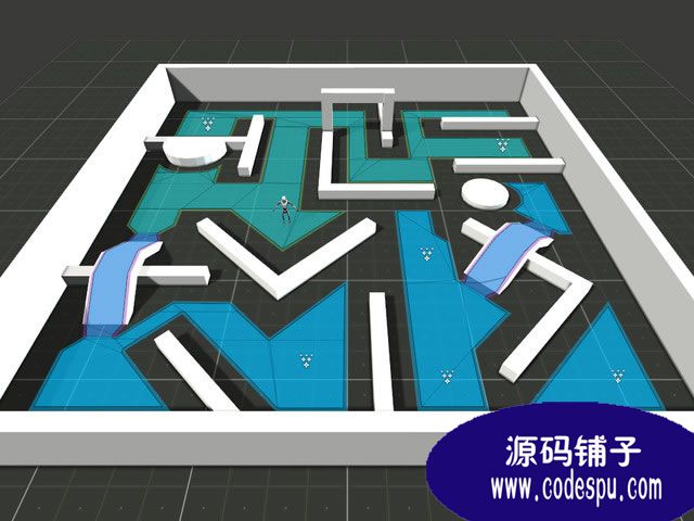 unity3D尋路源碼 支持自定義導(dǎo)航 c#腳本