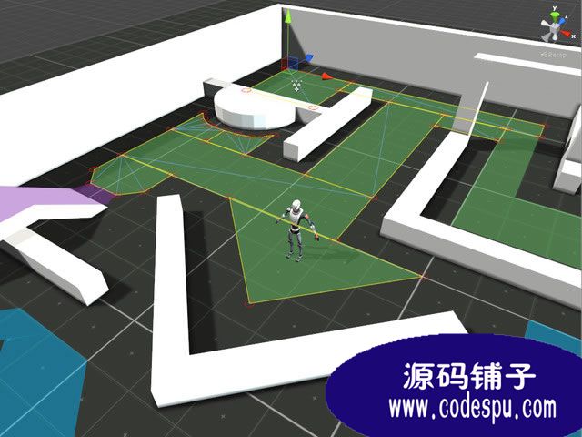 unity3D尋路源碼 支持自定義導(dǎo)航 c#腳本