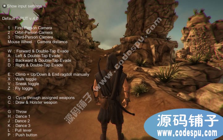unity3D武士殺手動作游戲源碼 c#腳本