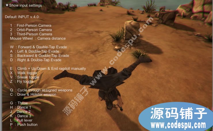 unity3D武士殺手動作游戲源碼 c#腳本
