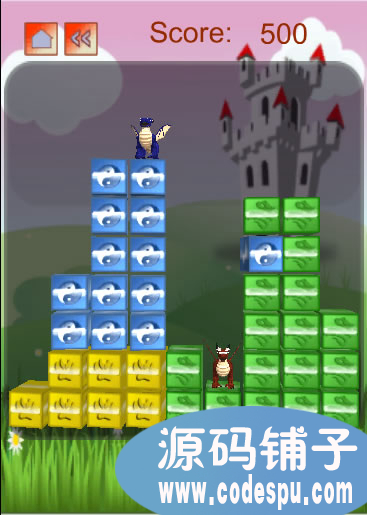 unity3d創(chuàng)意的手機(jī)消除游戲源碼 代碼完整可編譯