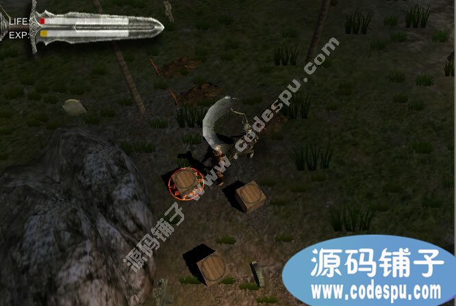 unity3D暗黑風格RPG游戲源碼 3D的人物 固定45度視角