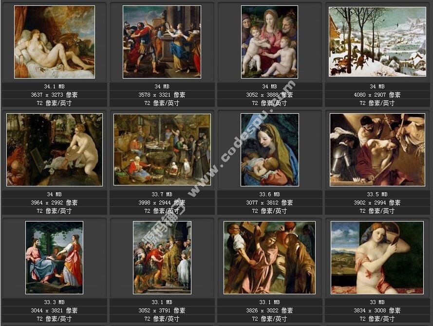 奧地利維也納藝術史博物館〓藏畫高清實拍760幅