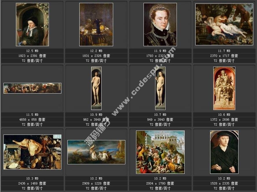 奧地利維也納藝術史博物館〓藏畫高清實拍760幅