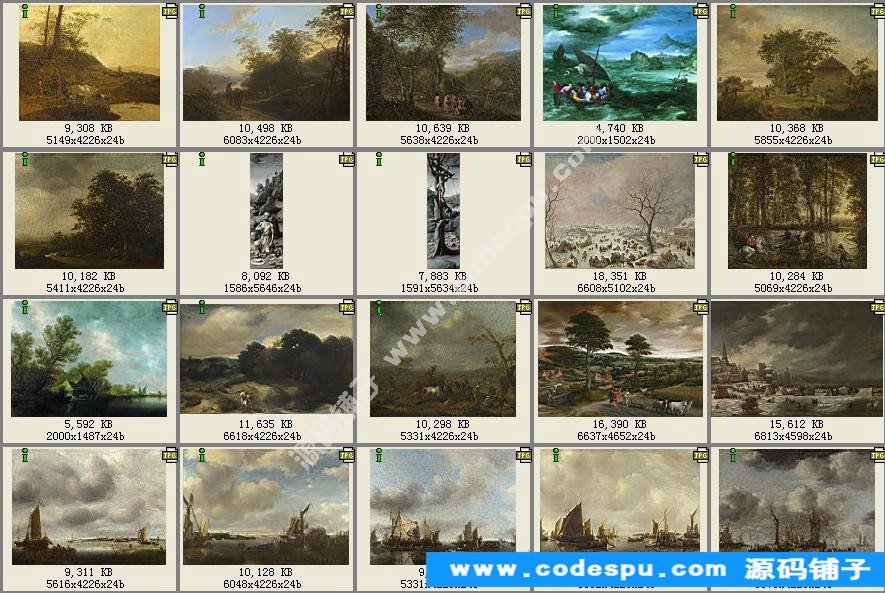 古典油畫風景 高清圖片 設計素材/繪畫臨摹/美術參考圖庫