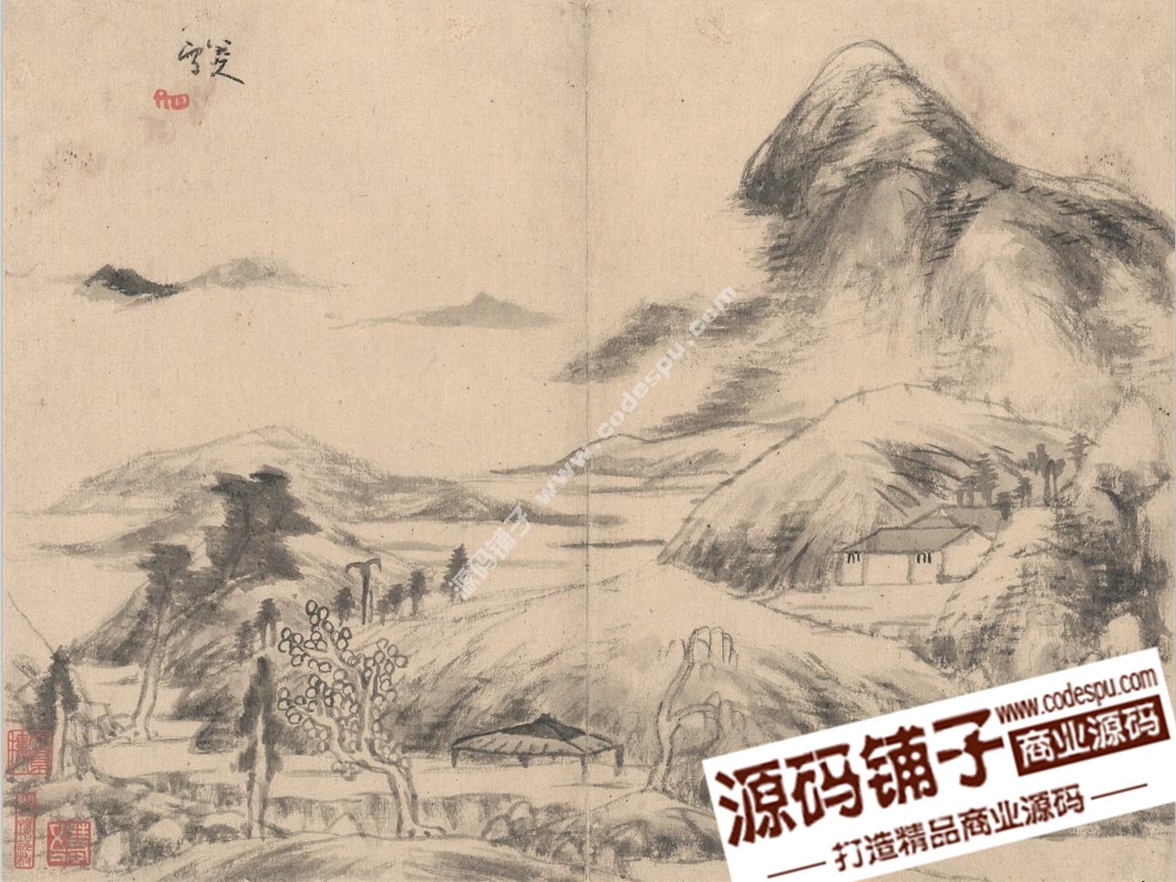 八大山人 朱耷 國畫繪畫作品高清圖片集70幅20.2 GB珍藏