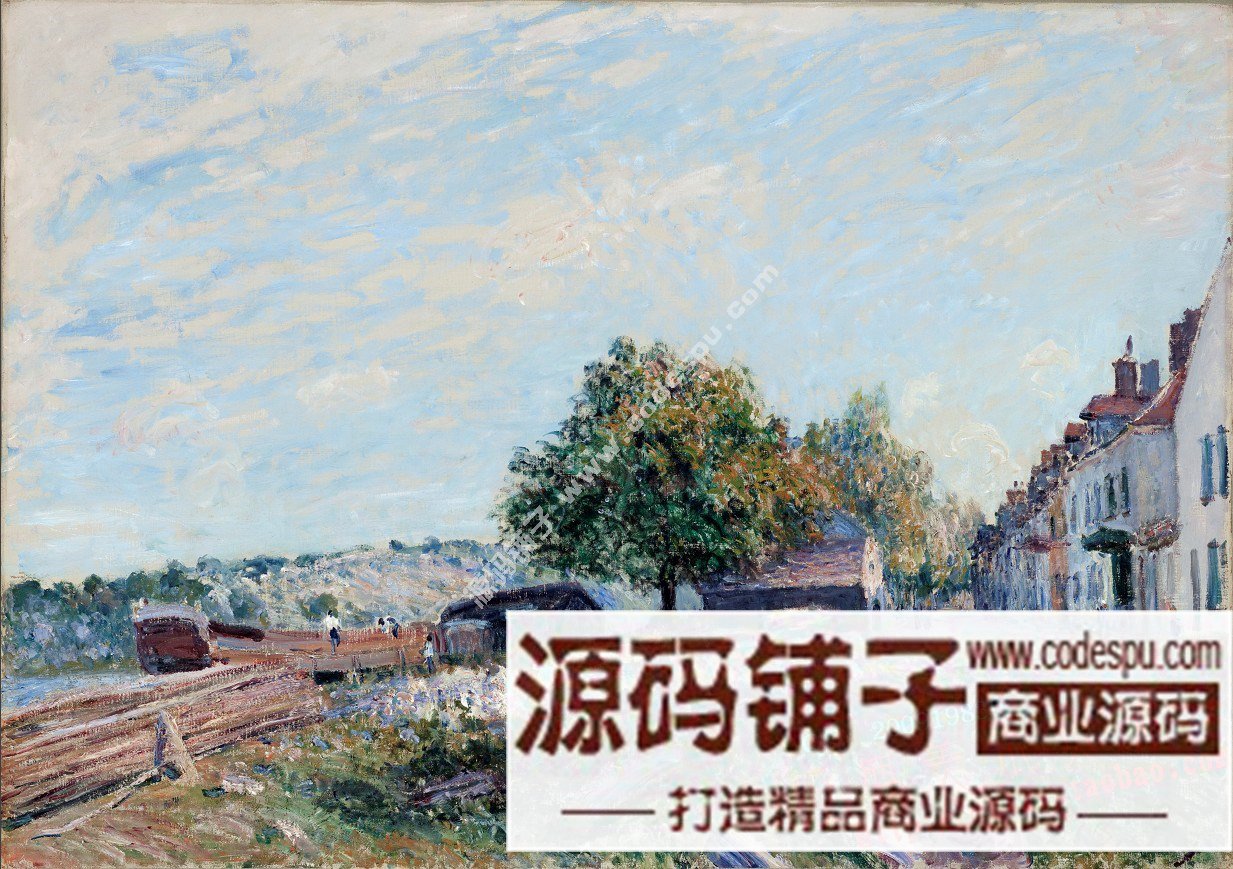 油畫素材★印象派大師★西斯萊Alfred Sisley作品高清圖片集128幅