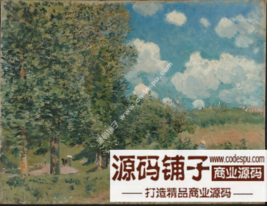 油畫素材★印象派大師★西斯萊Alfred Sisley作品高清圖片集128幅