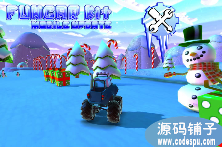 unity《卡通趣味車》游戲源碼_類似卡丁車游戲源碼