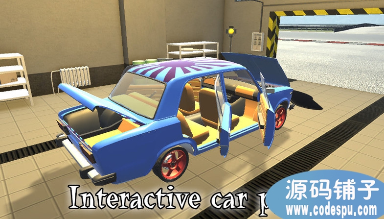 unity汽車結構構造系統項目源碼Keeree Car Constructor