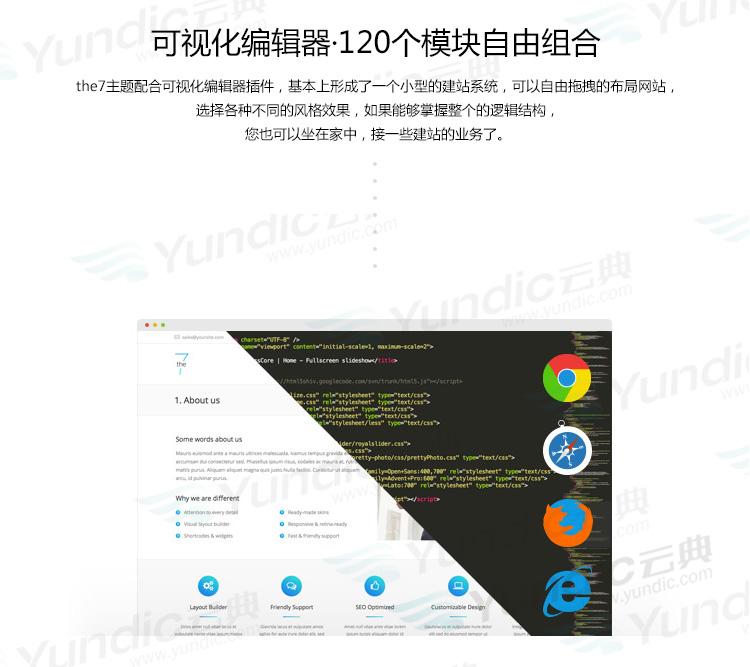 wordpress模板 html5響應(yīng)式企業(yè)|商城漢化主題源碼The7.5自動(dòng)更新