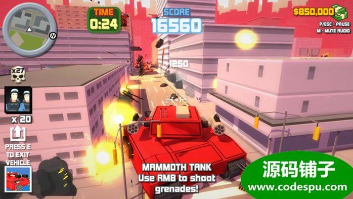 unity暴力之城游戲源碼 Full Game Kit - Hammer 2 v1.1.1