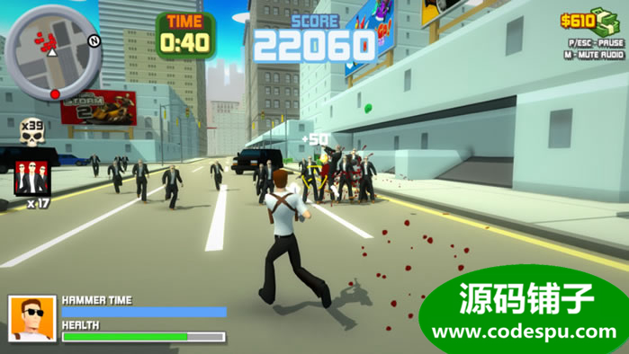 unity暴力之城游戲源碼 Full Game Kit - Hammer 2 v1.1.1