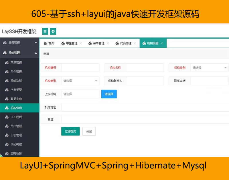 605-ssh+layuijava_lԴa