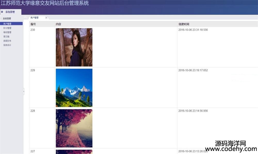631-JAVA交友網站源碼(前臺+后臺)