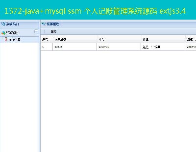 1372-java+mysql ssm ӛ~ϵy(tng)Դa extjs3.4
