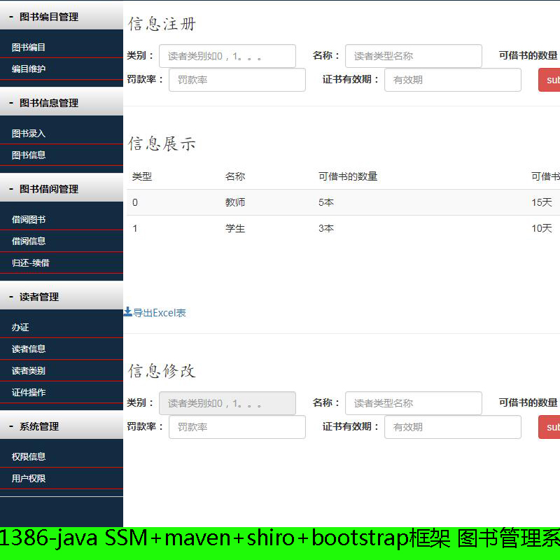 1386-java SSM+maven+shiro+bootstrap Dϵy(tng)Դa