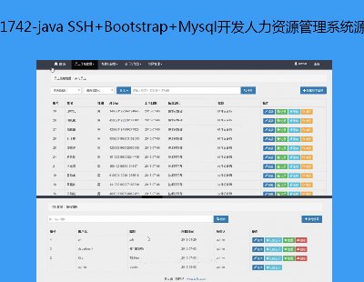 1742-java SSH+Bootstrap+Mysql_lYԴϵyԴa