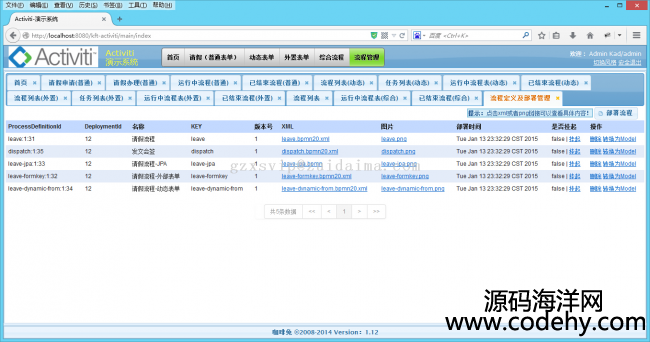 Activiti5+Spring+Hibernate_lՈٹjava WebDemoĿԴad