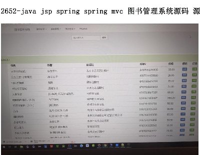 2652-java jsp spring spring mvc DϵyԴa Դa