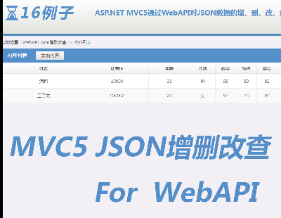 3278-ASP.NET MVC5ͨ^(gu)WebAPI(du)JSON(sh)(j)hġ