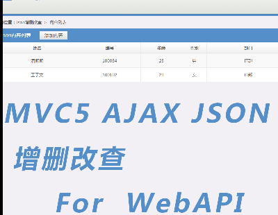 3279-ASP.NET MVC5 WebAPI ͨ^AJAXJsonļh