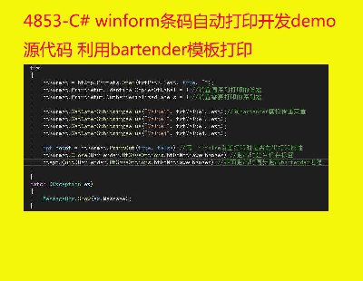 4853-C# winformlaԄӴӡ_ldemoԴa bartenderģӡ