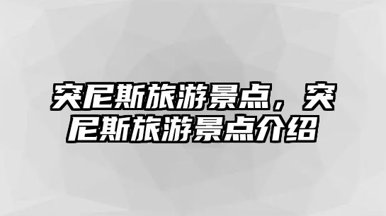 突尼斯旅游景點(diǎn)，突尼斯旅游景點(diǎn)介紹
