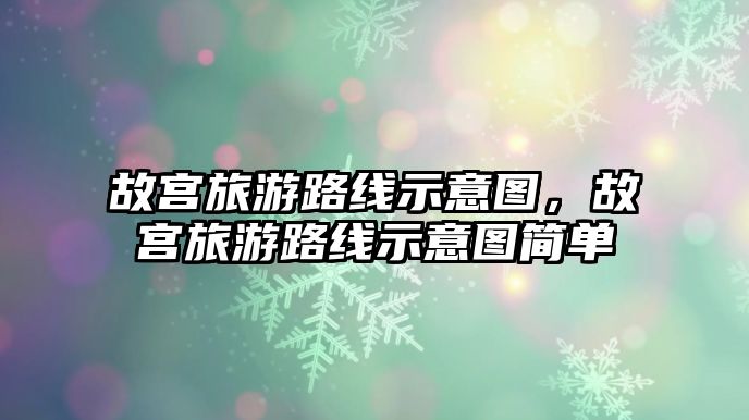 故宮旅游路線示意圖，故宮旅游路線示意圖簡單